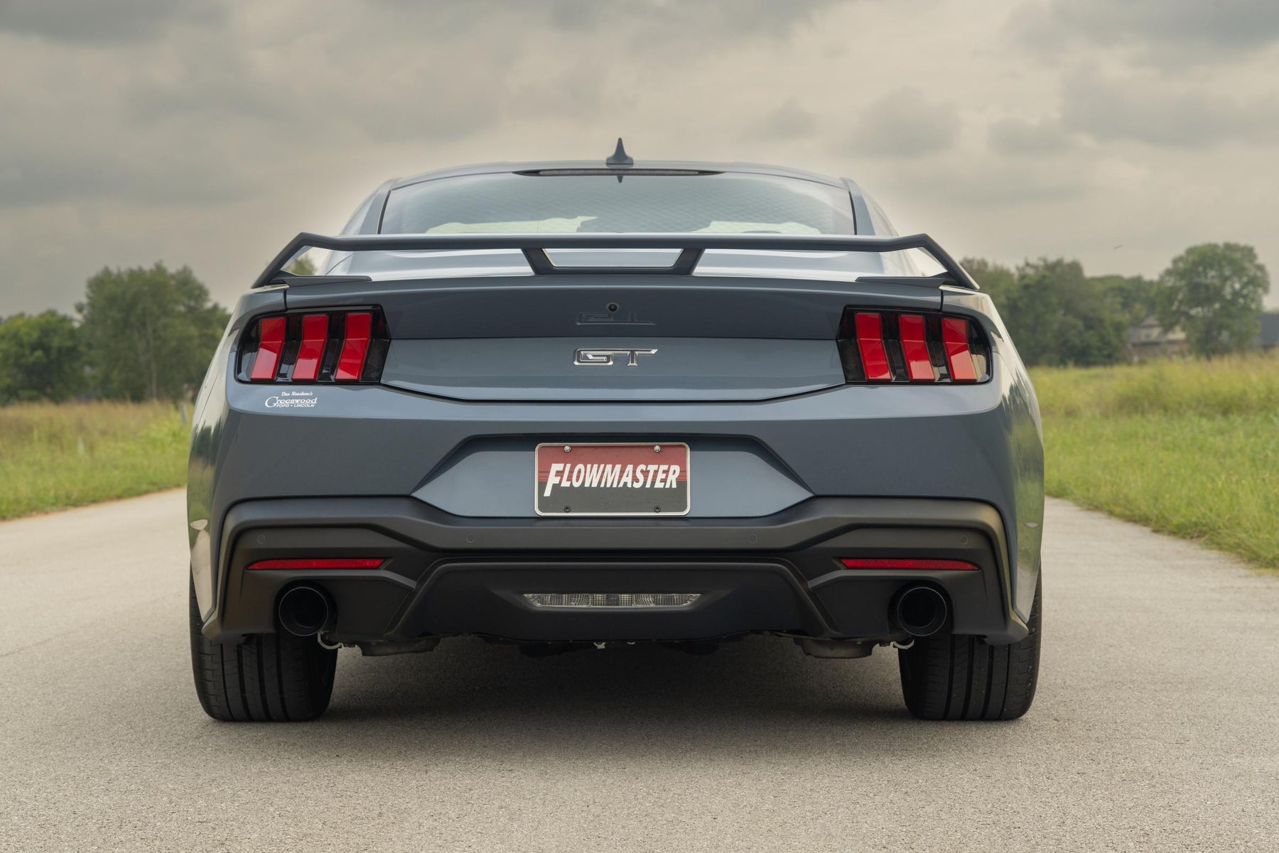 Flowmaster 818161 - Outlaw Cat-Back Exhaust System Fits 2024-2026 Ford Mustang Gt 5.0-Liter, Outlaw Cat-Back 3.0-Inch Stainless Steel Exhaust System, 4.0-Inch Dual Black Tips Flowmaster 5