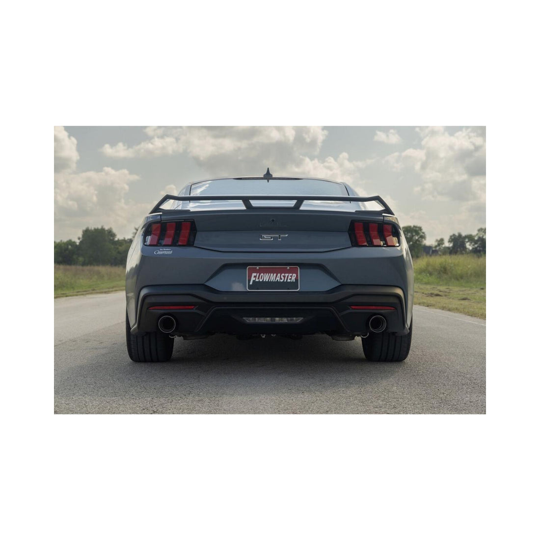 Flowmaster 818162 - American Thunder Axle-Back Exhaust System Fits 2024-2026 Ford Mustang Gt 5.0-Liter And Ecoboost 2.3L, American Thunder Axle-Back 3.0-Inch Stainless Steel Exhaust System, 4.0-Inch Dual Polished Tips Flowmaster 2