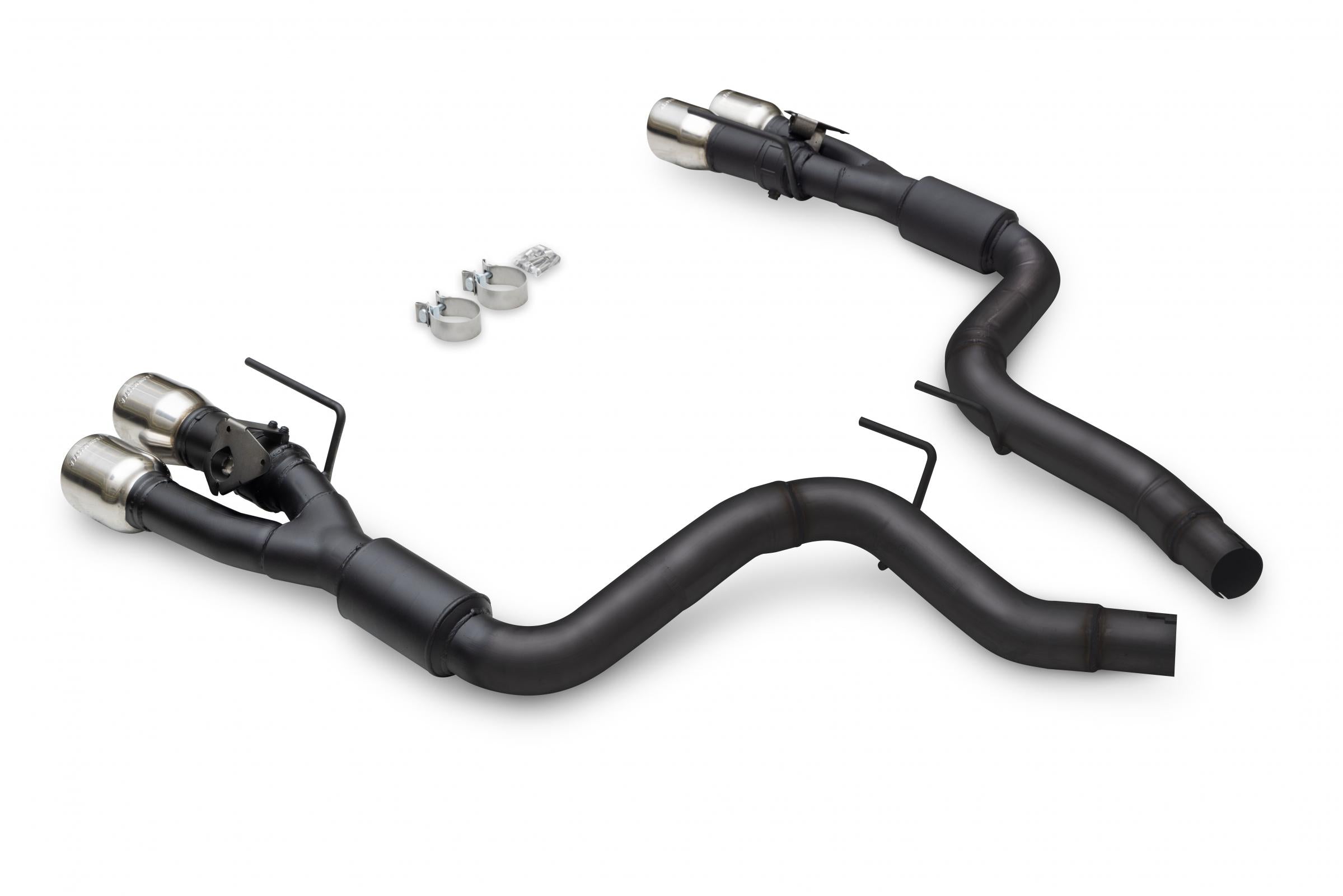 Flowmaster 818164 - Outlaw Axle-Back Exhaust System Fits 2024-2026 Ford Mustang Gt 5.0-Liter And Ecoboost 2.3-Liter, Outlaw Axle-Back 3.0-Inch Stainless Steel Exhaust System, 4.00-Inch Polished Quad Tips With Valves Flowmaster 3