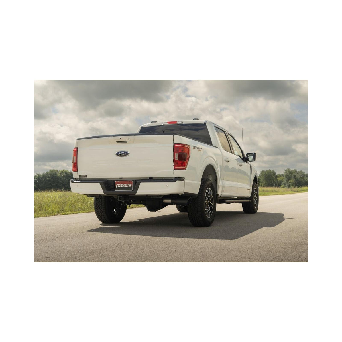 Flowmaster 818166 - American Thunder Cat-Back Exhaust System Fits 2021-2025 Ford F-150 With 3.5-Liter Powerboost Hybrid Engine Flowmaster 4