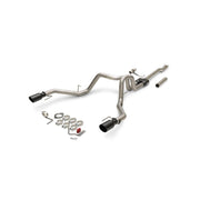 Flowmaster 818168 - Outlaw Cat-Back Exhaust System Fits 2021-2025 Ford F150 2.7, 3.5 And 5.0-Liter, Powerboost And Non-Hybrid With Factory Dual Tailpipes, Outlaw Cat-Back 3.0-Inch Stainless Steel Exhaust System, 4.50-Inch Black Tips Flowmaster 3