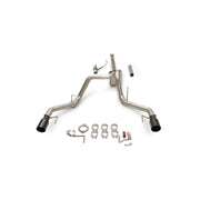 Flowmaster 818168 - Outlaw Cat-Back Exhaust System Fits 2021-2025 Ford F150 2.7, 3.5 And 5.0-Liter, Powerboost And Non-Hybrid With Factory Dual Tailpipes, Outlaw Cat-Back 3.0-Inch Stainless Steel Exhaust System, 4.50-Inch Black Tips Flowmaster 4