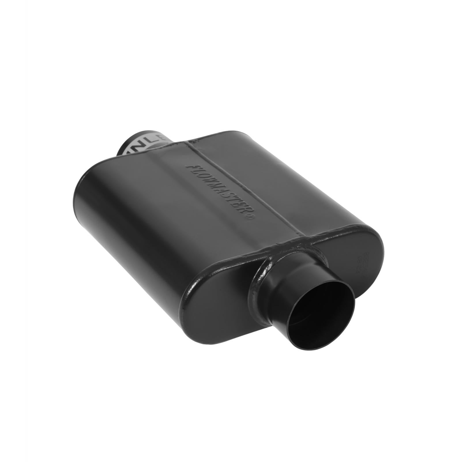 Flowmaster 8325408 40 Series Delta Force Race Muffler 409SS 2.50 Center In/Out Aggressive Sound