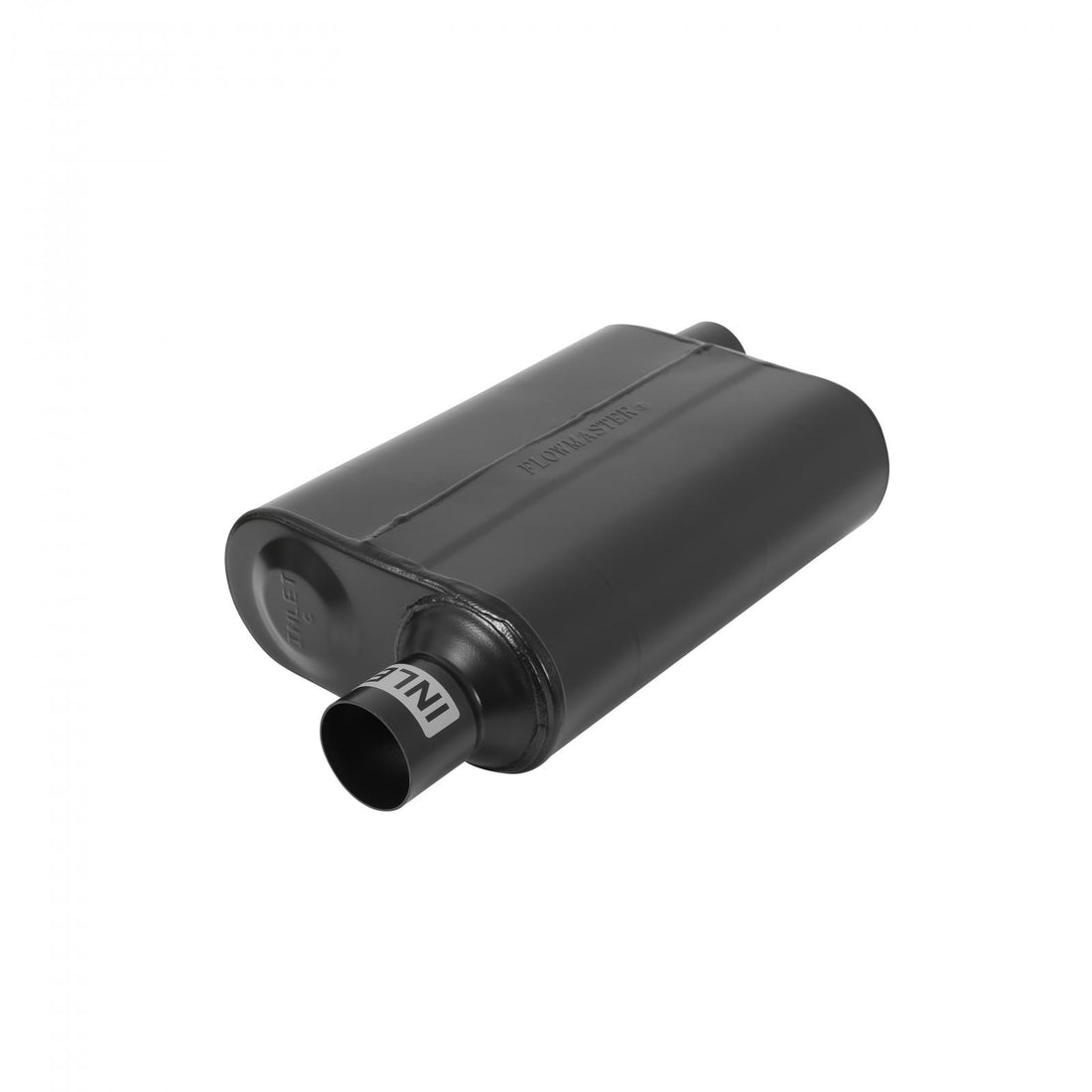 Flowmaster 842443 - 40 Series Delta Flow Chambered Muffler 40 Delta Flow Stainless Steel 2.25 Offset In 2.25 Offset Out Aggressive Sound Flowmaster 1