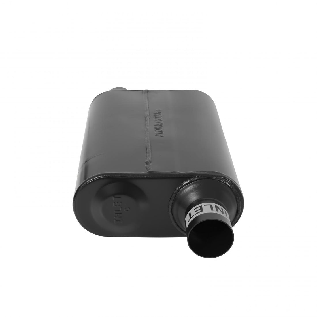 Flowmaster 842443 - 40 Series Delta Flow Chambered Muffler 40 Delta Flow Stainless Steel 2.25 Offset In 2.25 Offset Out Aggressive Sound Flowmaster 5