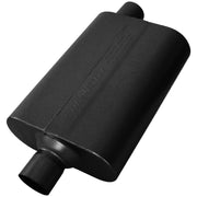 Flowmaster 842452 - 50 Series Delta Flow Chambered Muffler 50 Delta Flow Stainless Steel 2.25 Center In 2.25 Offset Out Moderate Sound Flowmaster 1