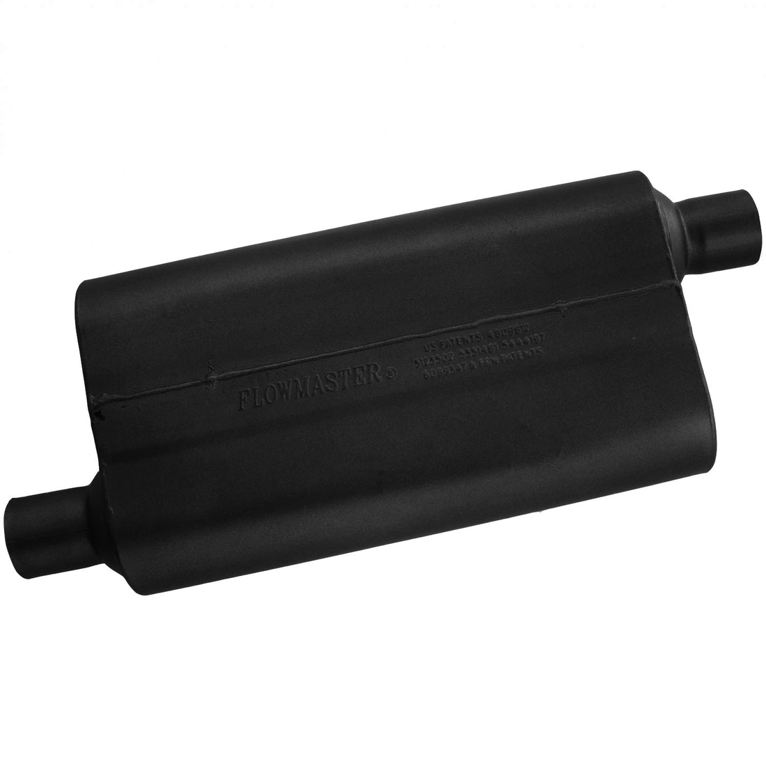 Flowmaster 842453 - 50 Series Delta Flow Chambered Muffler 50 Delta Flow Stainless Steel 2.25 Offset In 2.25 Offset Out Moderate Sound Flowmaster 2