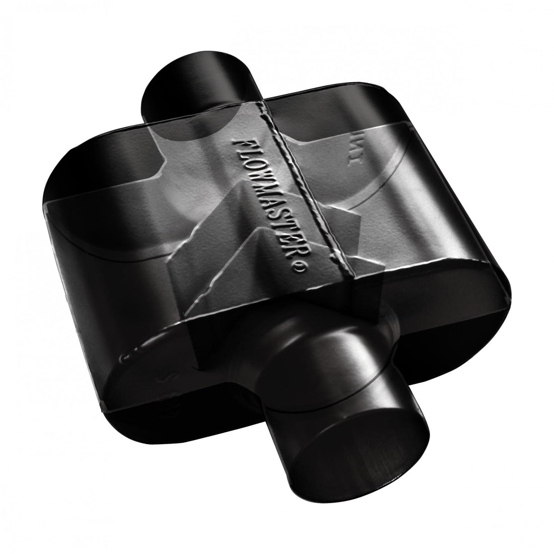 Flowmaster 842512 - Super 10 Series Chambered Muffler Super 10 Series Stainless Steel 2.50 Inch In/Out Aggressive Sound Flowmaster 3