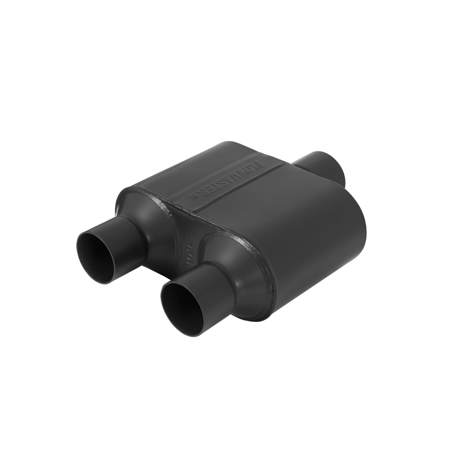 Flowmaster 8425152 Super 10 Series Chambered Muffler Stainless Steel 2.50 Center In 2.25 Dual Out