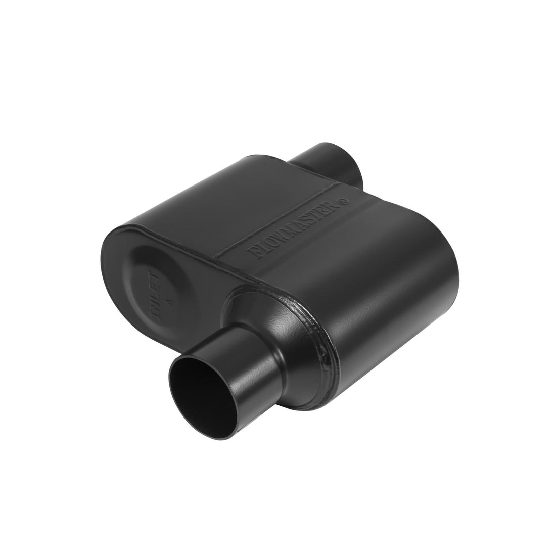 Flowmaster 842518 - Super 10 Series Chambered Muffler Super 10 Series Stainless Steel 2.50 Offset In 2.50 Offset Out Aggressive Sound Flowmaster 1