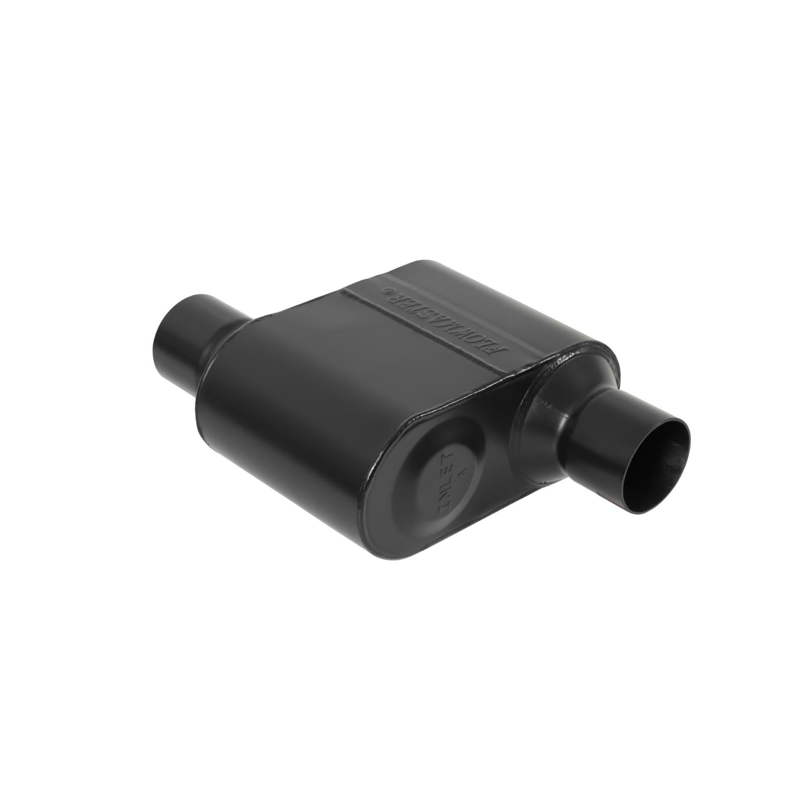 Flowmaster 842518 - Super 10 Series Chambered Muffler Super 10 Series Stainless Steel 2.50 Offset In 2.50 Offset Out Aggressive Sound Flowmaster 2