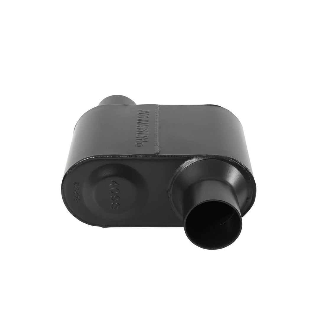 Flowmaster 842518 - Super 10 Series Chambered Muffler Super 10 Series Stainless Steel 2.50 Offset In 2.50 Offset Out Aggressive Sound Flowmaster 5