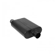 Flowmaster 842541 - 40 Series Delta Flow Chambered Muffler 40 Delta Flow Stainless Steel 2.50 Offset In 2.50 Center Out Aggressive Sound Flowmaster 2