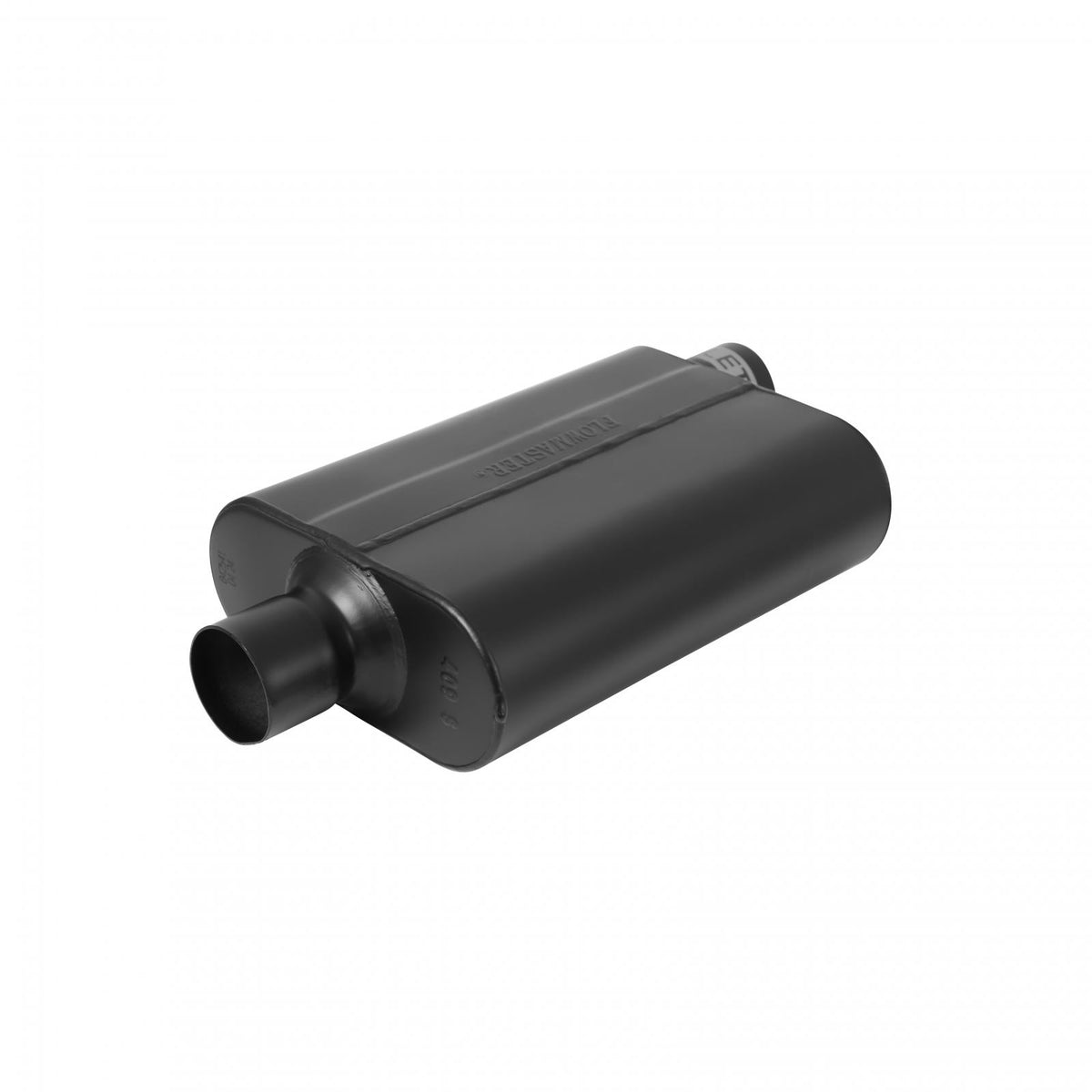 Flowmaster 842541 - 40 Series Delta Flow Chambered Muffler 40 Delta Flow Stainless Steel 2.50 Offset In 2.50 Center Out Aggressive Sound Flowmaster 3