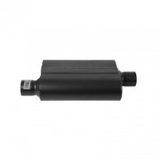 Flowmaster 842541 - 40 Series Delta Flow Chambered Muffler 40 Delta Flow Stainless Steel 2.50 Offset In 2.50 Center Out Aggressive Sound Flowmaster 4