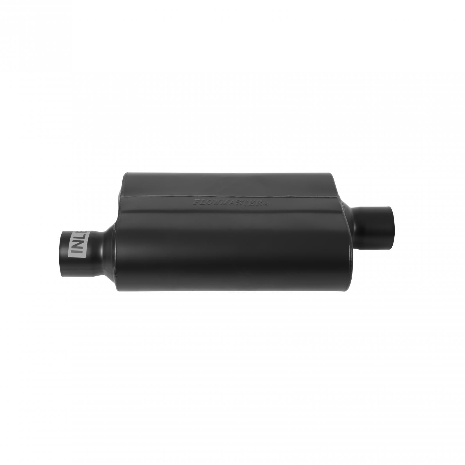Flowmaster 842541 - 40 Series Delta Flow Chambered Muffler 40 Delta Flow Stainless Steel 2.50 Offset In 2.50 Center Out Aggressive Sound Flowmaster 4