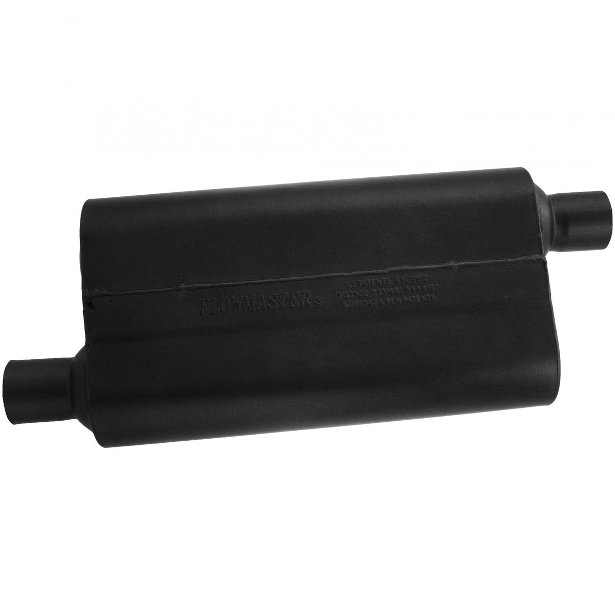 Flowmaster 842543 - 40 Series Delta Flow Chambered Muffler 40 Delta Flow Stainless Steel 2.50 Offset In 2.50 Offset Out Aggressive Sound Flowmaster 2