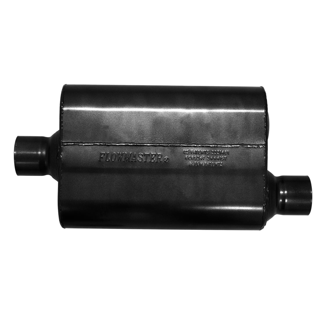 Flowmaster 842547 - Super 44 Series Chambered Muffler Super 44 Series Stainless Steel 2.50 Inch Center In/2.50 Inch Offset Out -Aggressive Sound Flowmaster 2