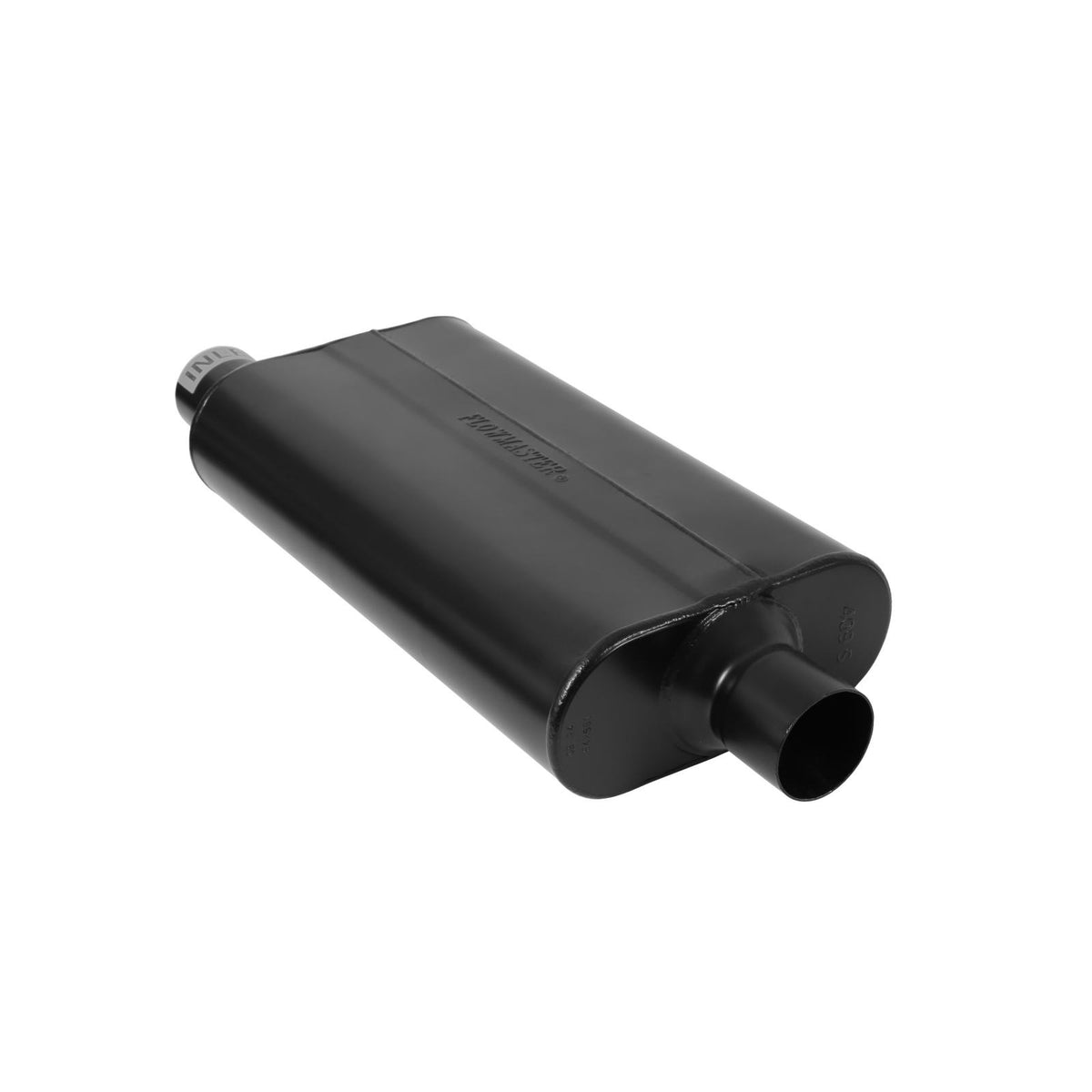 Flowmaster 842551 - 50 Series Delta Flow Chambered Muffler 50 Delta Flow Stainless Steel 2.50 Offset In 2.50 Center Out Moderate Sound Flowmaster 2