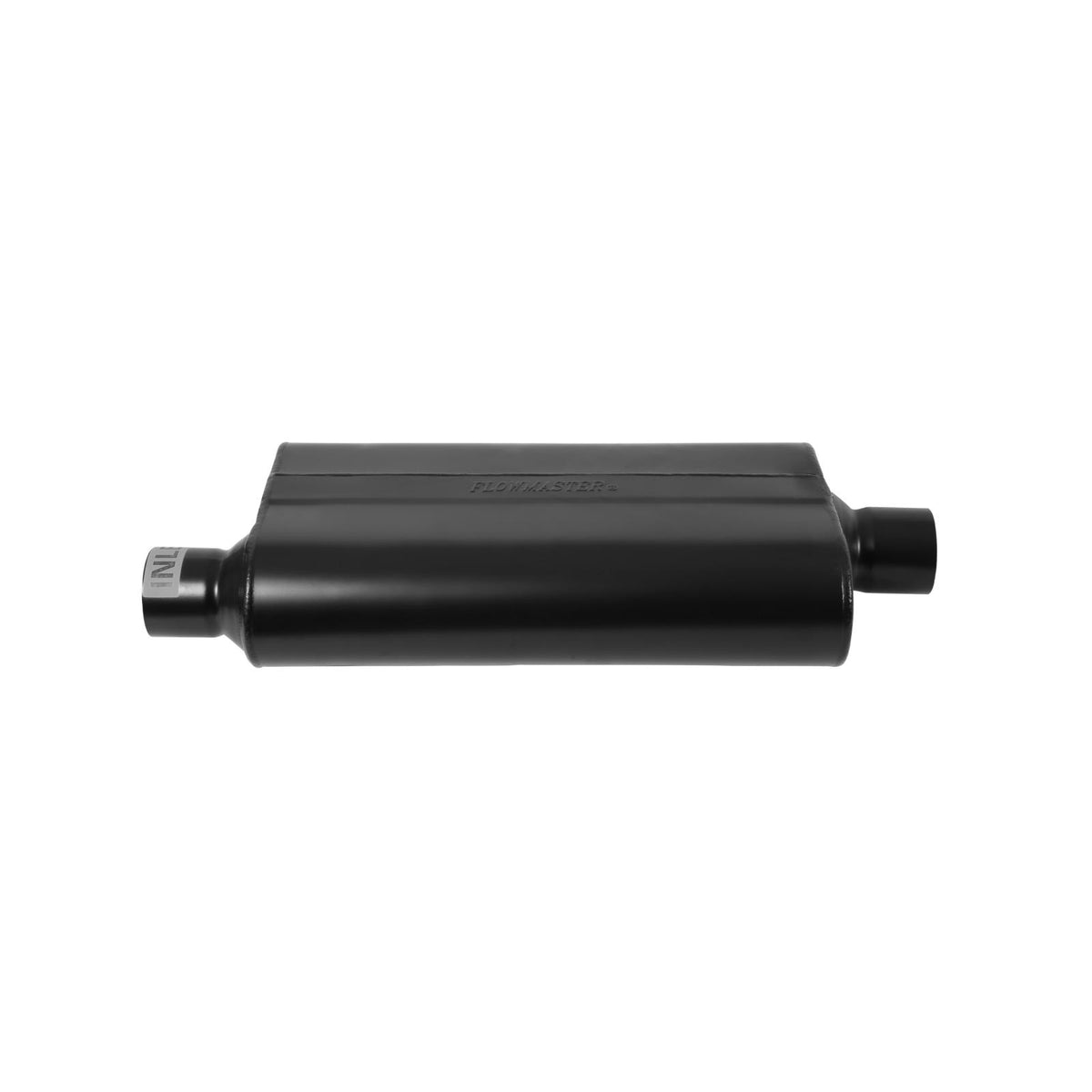 Flowmaster 842551 - 50 Series Delta Flow Chambered Muffler 50 Delta Flow Stainless Steel 2.50 Offset In 2.50 Center Out Moderate Sound Flowmaster 4