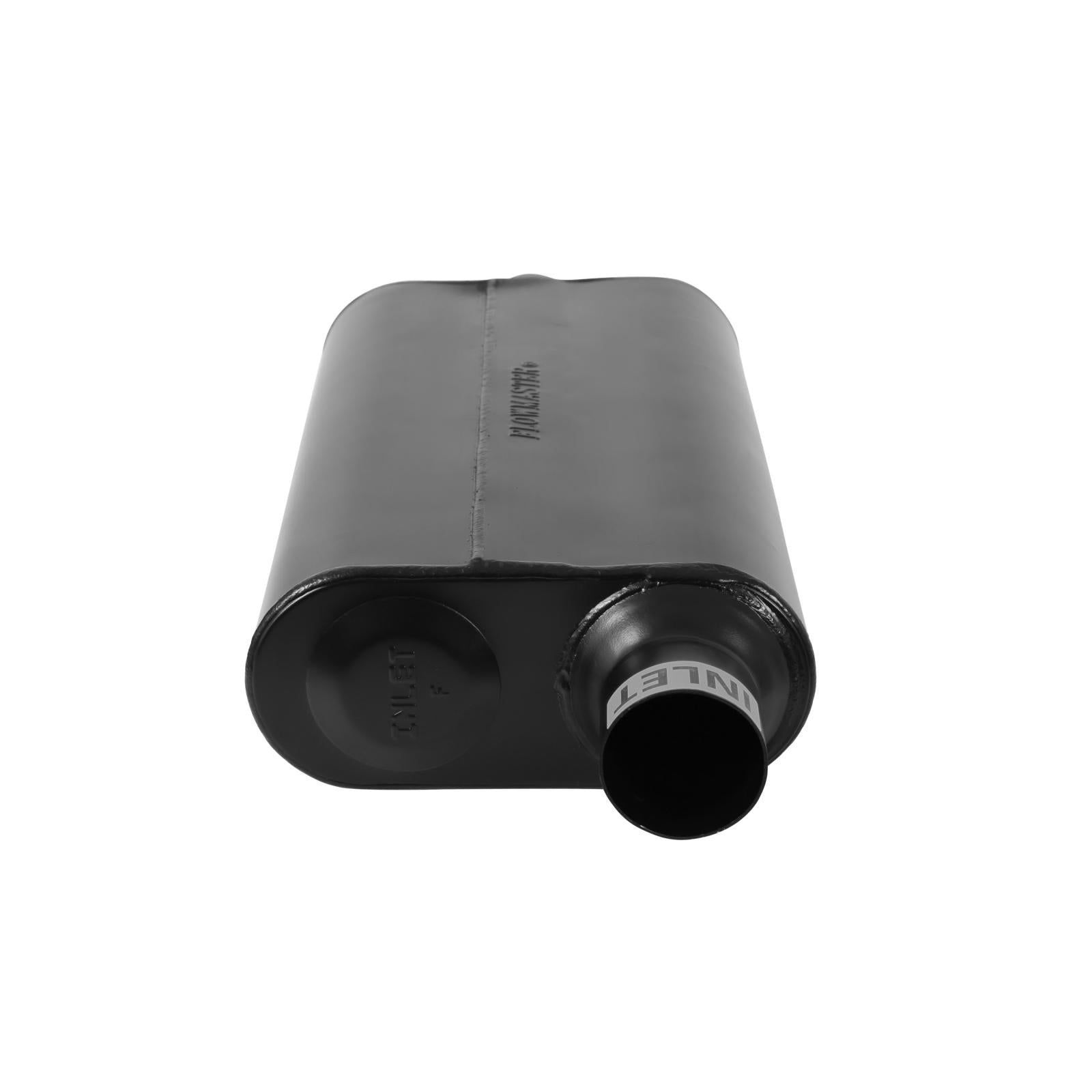 Flowmaster 842551 - 50 Series Delta Flow Chambered Muffler 50 Delta Flow Stainless Steel 2.50 Offset In 2.50 Center Out Moderate Sound Flowmaster 5