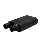 Flowmaster 842580 - 80 Series Chambered Muffler 80 Series Crossflow Stainless Steel -2.50 In Out Same Side Out-Moderate/Aggressive Sound Flowmaster 4