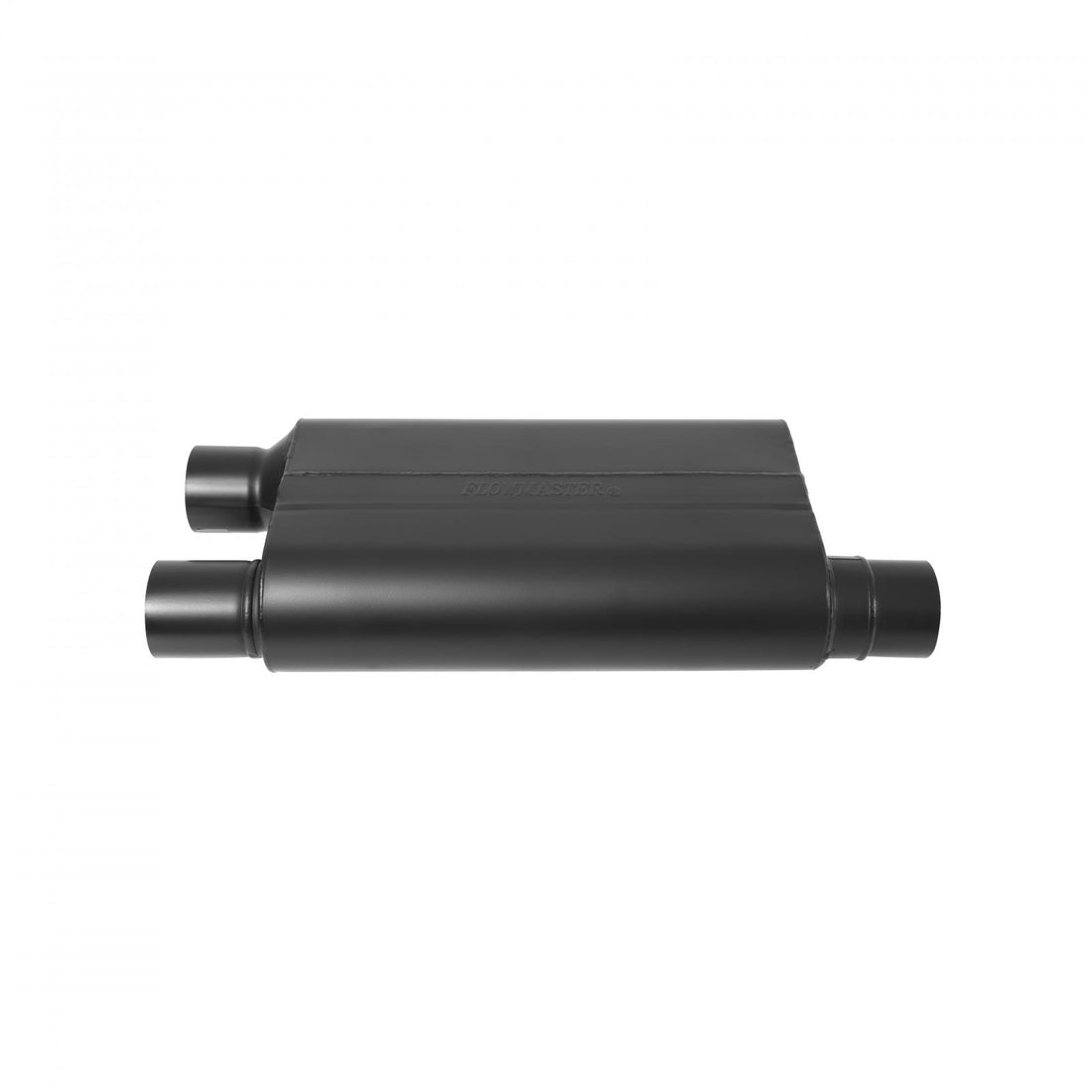 Flowmaster 842583 - 80 Series Chambered Muffler 80 Series Crossflow Stainless Steel 2.50 Offset In 2.50 Dual Out Aggressive Sound Flowmaster 4