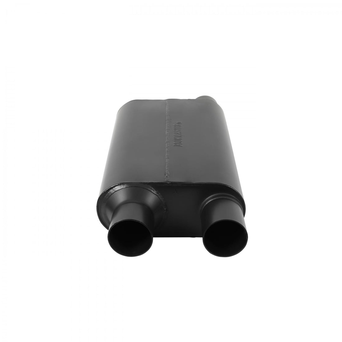 Flowmaster 842583 - 80 Series Chambered Muffler 80 Series Crossflow Stainless Steel 2.50 Offset In 2.50 Dual Out Aggressive Sound Flowmaster 5