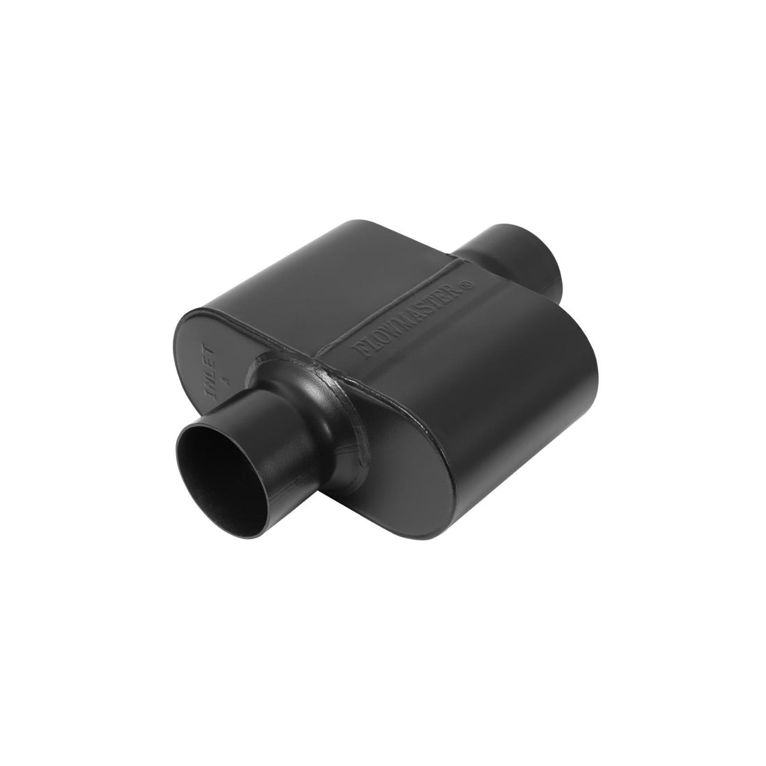 Flowmaster 843015 - Super 10 Series Chambered Muffler Super 10 Series Stainless Steel- 3.00 Center In 3.00 Center Out Aggressive Sound Flowmaster 1