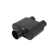 Flowmaster 8430152 - Super 10 Series Chambered Muffler Super 10 Series Stainless Steel 3.00 Center In 2.50 Dual Out Aggressive Sound Flowmaster 1