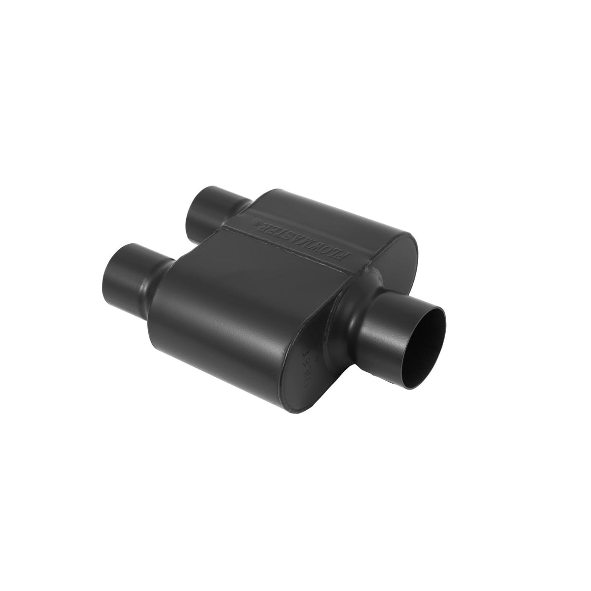 Flowmaster 8430152 - Super 10 Series Chambered Muffler Super 10 Series Stainless Steel 3.00 Center In 2.50 Dual Out Aggressive Sound Flowmaster 3