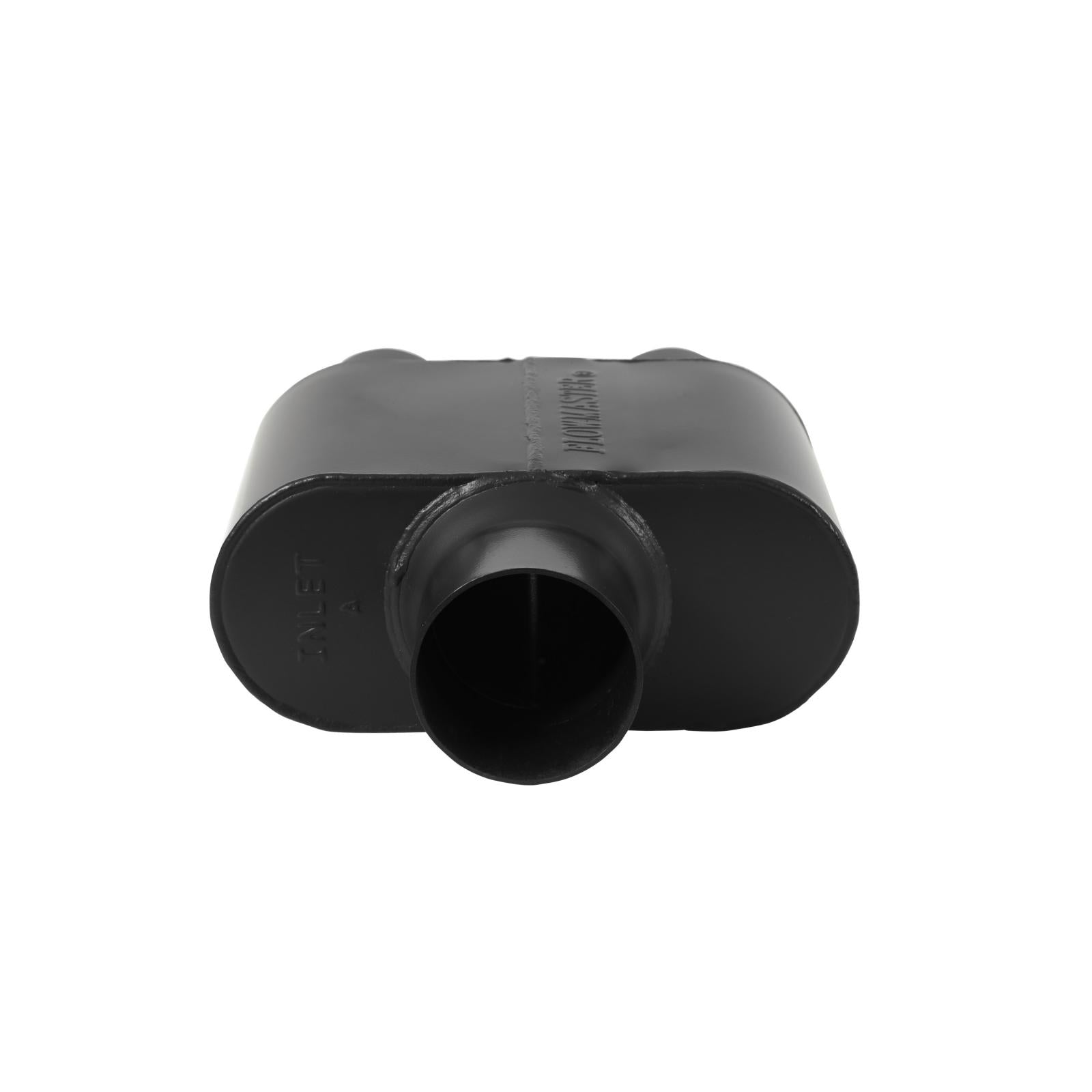 Flowmaster 8430152 - Super 10 Series Chambered Muffler Super 10 Series Stainless Steel 3.00 Center In 2.50 Dual Out Aggressive Sound Flowmaster 4