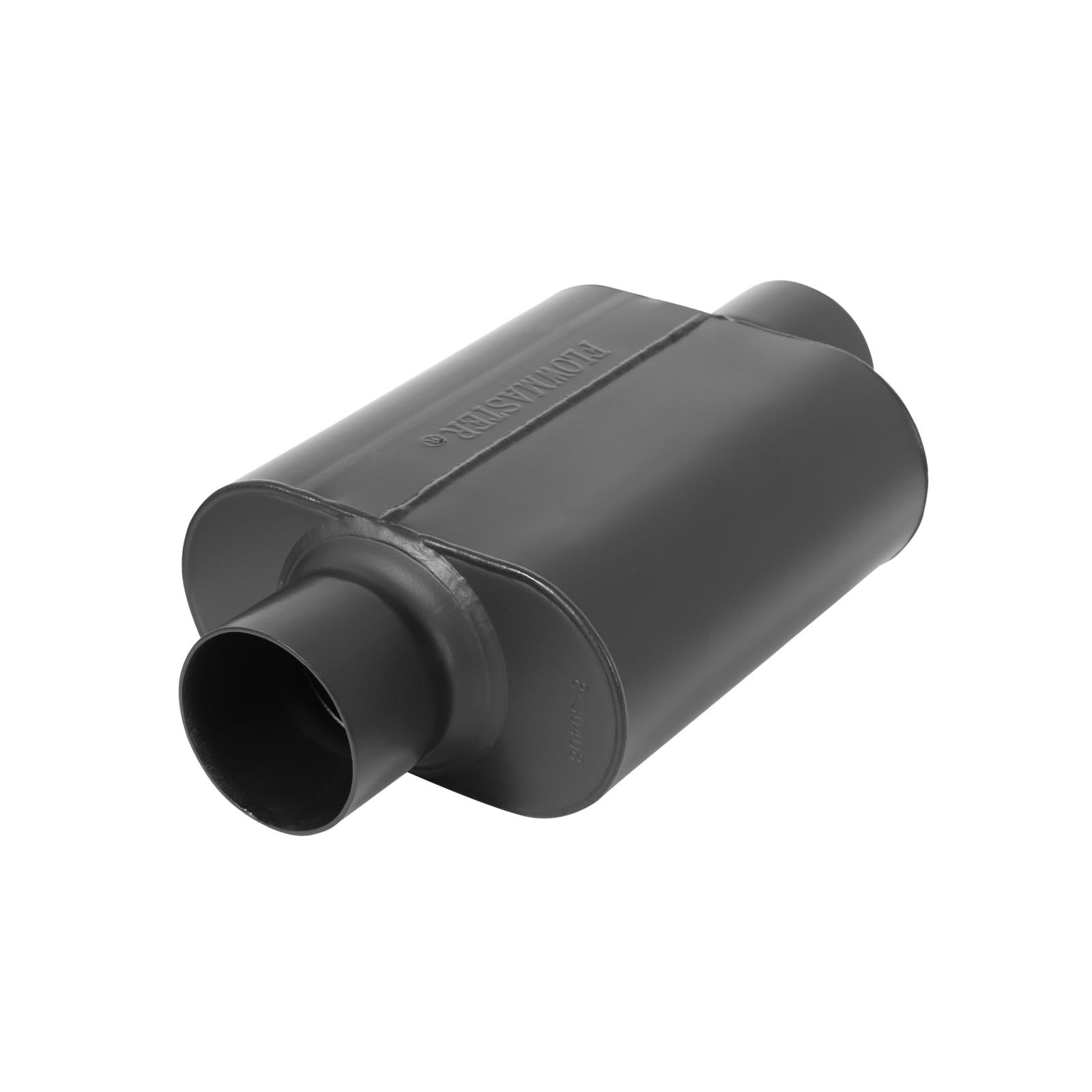 Flowmaster 8430408 - 40 Series Delta Force Race Muffler 40 Series Race Muffler 409SS- 3.00 Center In 3.00 Center Out Aggressive Sound Flowmaster 3