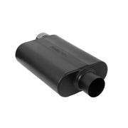 Flowmaster 843041 - 40 Series Delta Flow Chambered Muffler 40 Delta Flow Stainless Steel 3.00 Offset In 3.00 Center Out Aggressive Sound Flowmaster 2