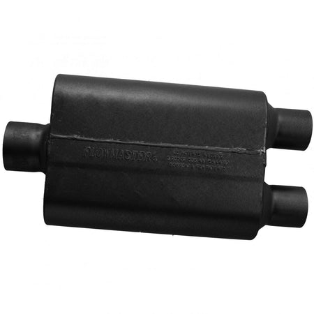 Flowmaster Exhaust Flowmaster 8430452 - Super 44 Series Chambered Muffler Super 44 Series Stainless Steel 3.00 Center In 2.50 Dual Out Aggressive Sound Flowmaster