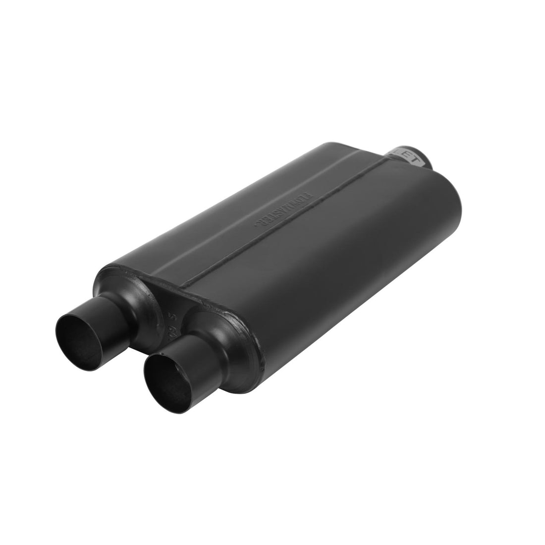 Flowmaster 8430502 50 Series Delta Flow Chambered Muffler Stainless Steel 3.00 Center In 2.50 Dual Out