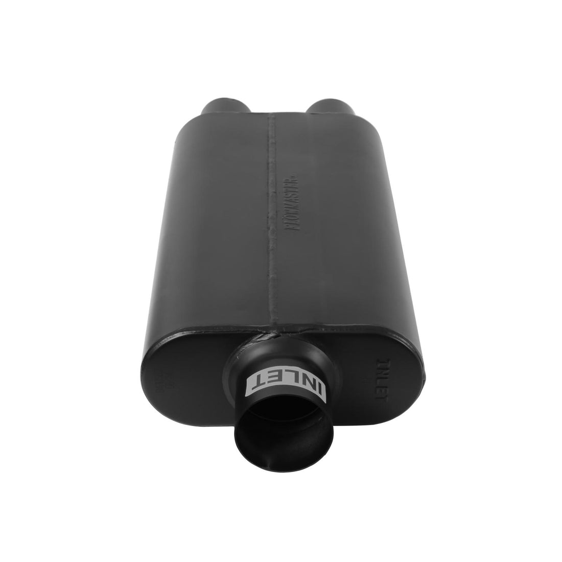 Flowmaster 8430502 50 Series Delta Flow Chambered Muffler Stainless Steel 3.00 Center In 2.50 Dual Out
