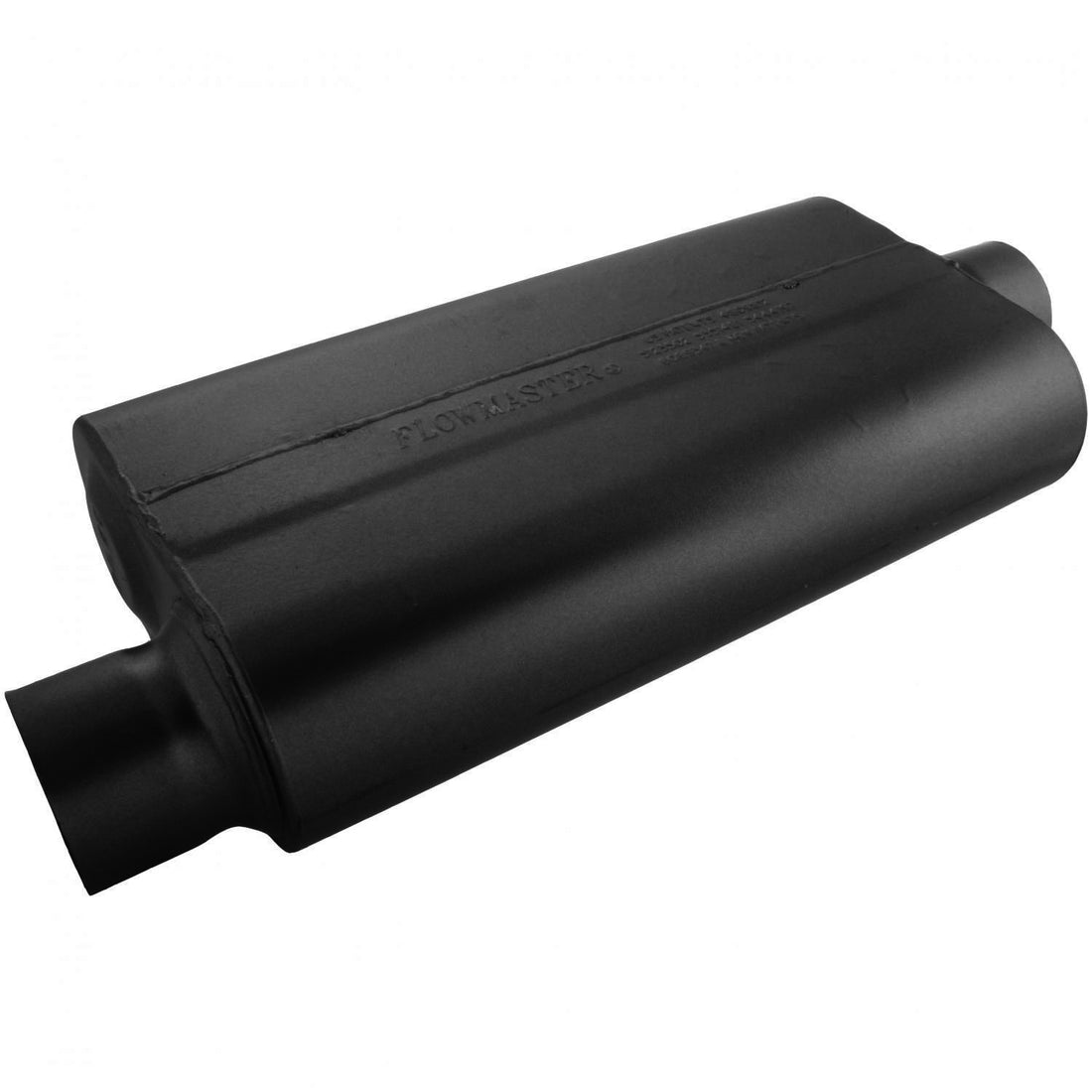 Flowmaster 843051 - 50 Series Delta Flow Chambered Muffler 50 Delta Flow Stainless Steel 3.00 Offset In 3.00 Center Out Moderate Sound Flowmaster 1