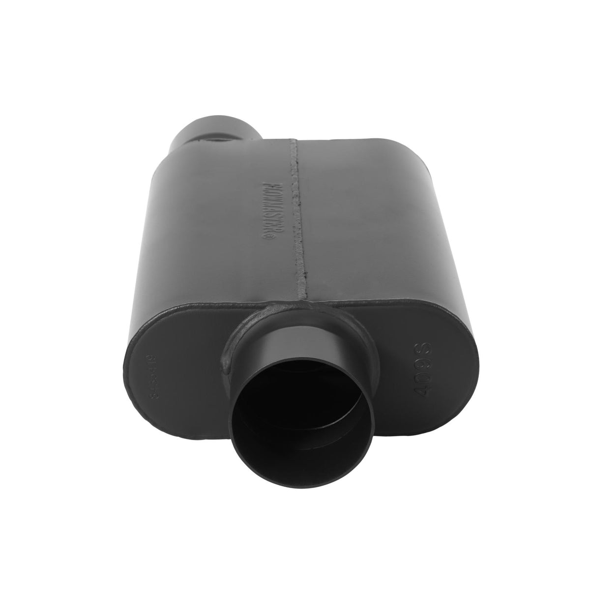 Flowmaster 8435419 - 40 Series Delta Force Race Muffler 40 Series Race Muffler 409SS 3.50 Offset In 3.50 Center Out -Aggressive Sound Flowmaster 5
