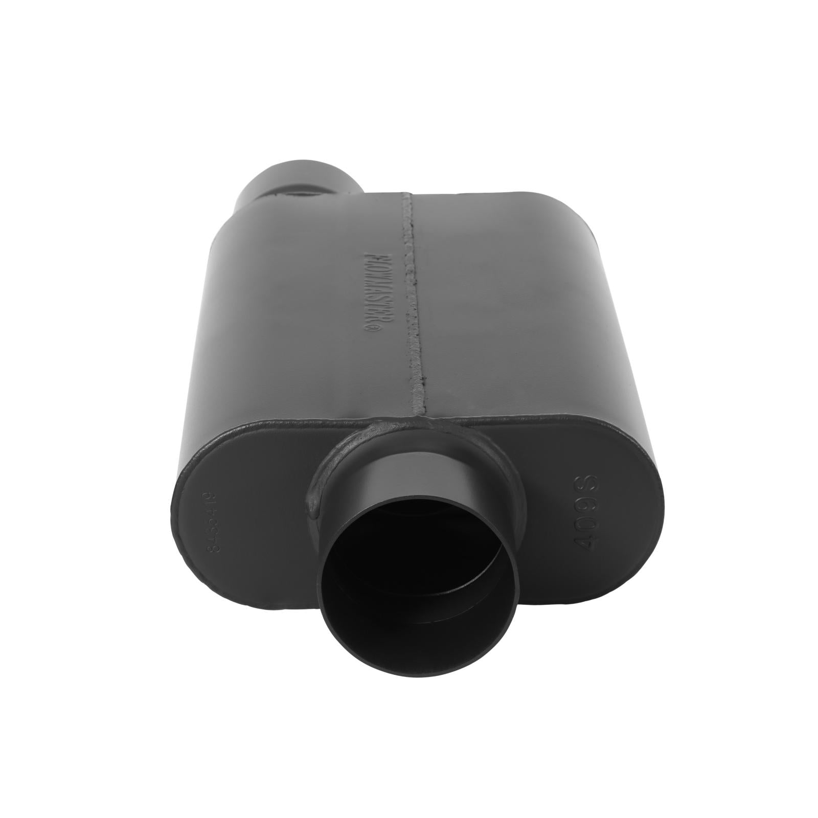 Flowmaster 8435419 - 40 Series Delta Force Race Muffler 40 Series Race Muffler 409SS 3.50 Offset In 3.50 Center Out -Aggressive Sound Flowmaster 5