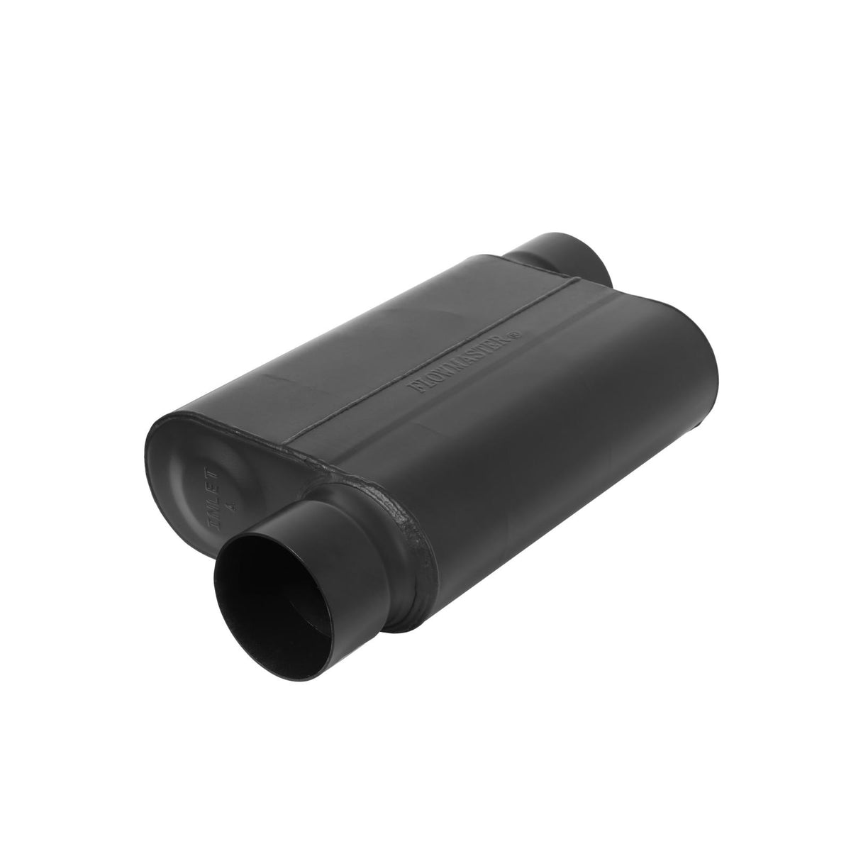 Flowmaster 8435439 - 40 Series Delta Force Race Muffler 40 Series Race Muffler 409SS 3.50 Offset In 3.50 Offset Out -Aggressive Sound Flowmaster 1