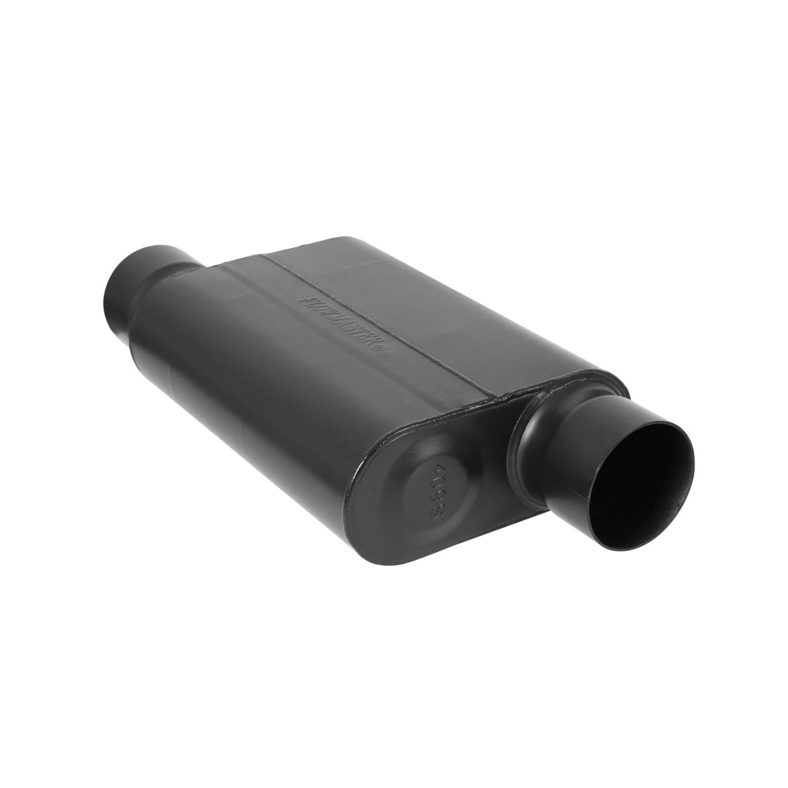 Flowmaster 8435439 - 40 Series Delta Force Race Muffler 40 Series Race Muffler 409SS 3.50 Offset In 3.50 Offset Out -Aggressive Sound Flowmaster 3