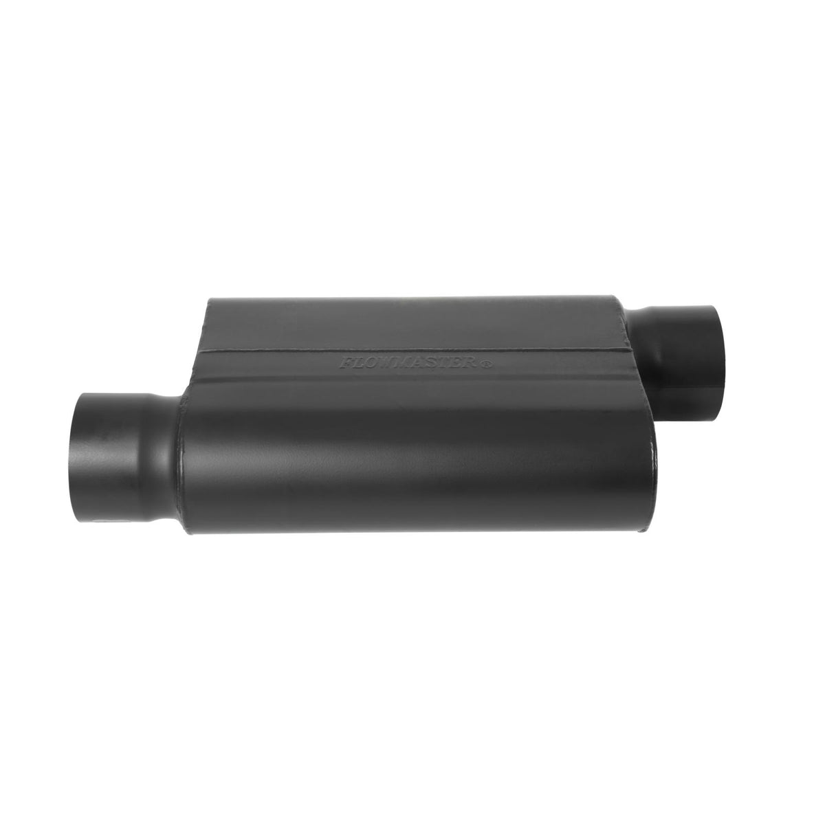 Flowmaster 8435439 - 40 Series Delta Force Race Muffler 40 Series Race Muffler 409SS 3.50 Offset In 3.50 Offset Out -Aggressive Sound Flowmaster 4