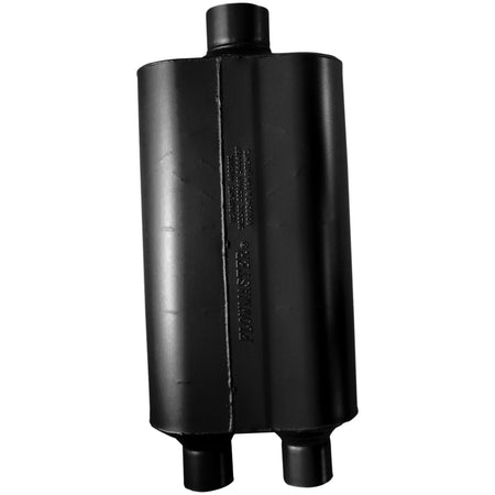 Flowmaster 8524553 - Super 50 Series Chambered Muffler Super 50 Stainless Steel 2.25 Dual In 3.00 Center Out Mild Sound Flowmaster 2