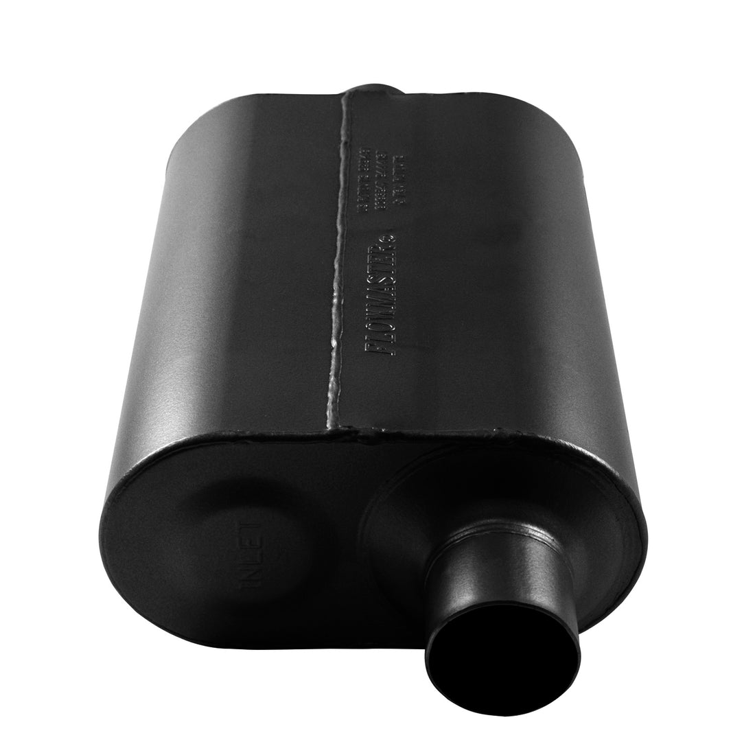 Flowmaster 852546 - Super 40 Series Chambered Muffler Super 40® Stainless Steel 2.50 Offset In 2.50 Center Out Aggressive Sound Flowmaster 3
