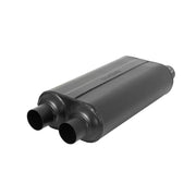 Flowmaster 8525554 - 50 Series Hd Chambered Muffler 50 H.D. Stainless Steel 2.50 Dual In 2.50 Dual Out Moderate Sound Flowmaster