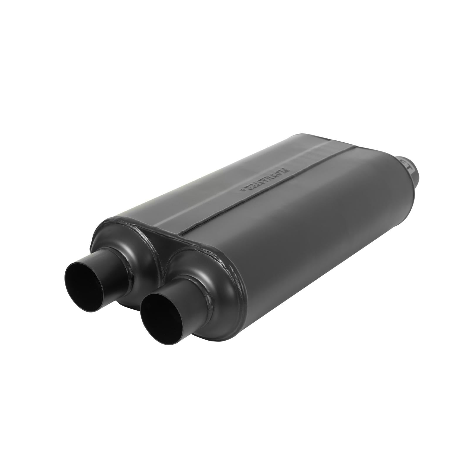 Flowmaster 8525554 - 50 Series Hd Chambered Muffler 50 H.D. Stainless Steel 2.50 Dual In 2.50 Dual Out Moderate Sound Flowmaster
