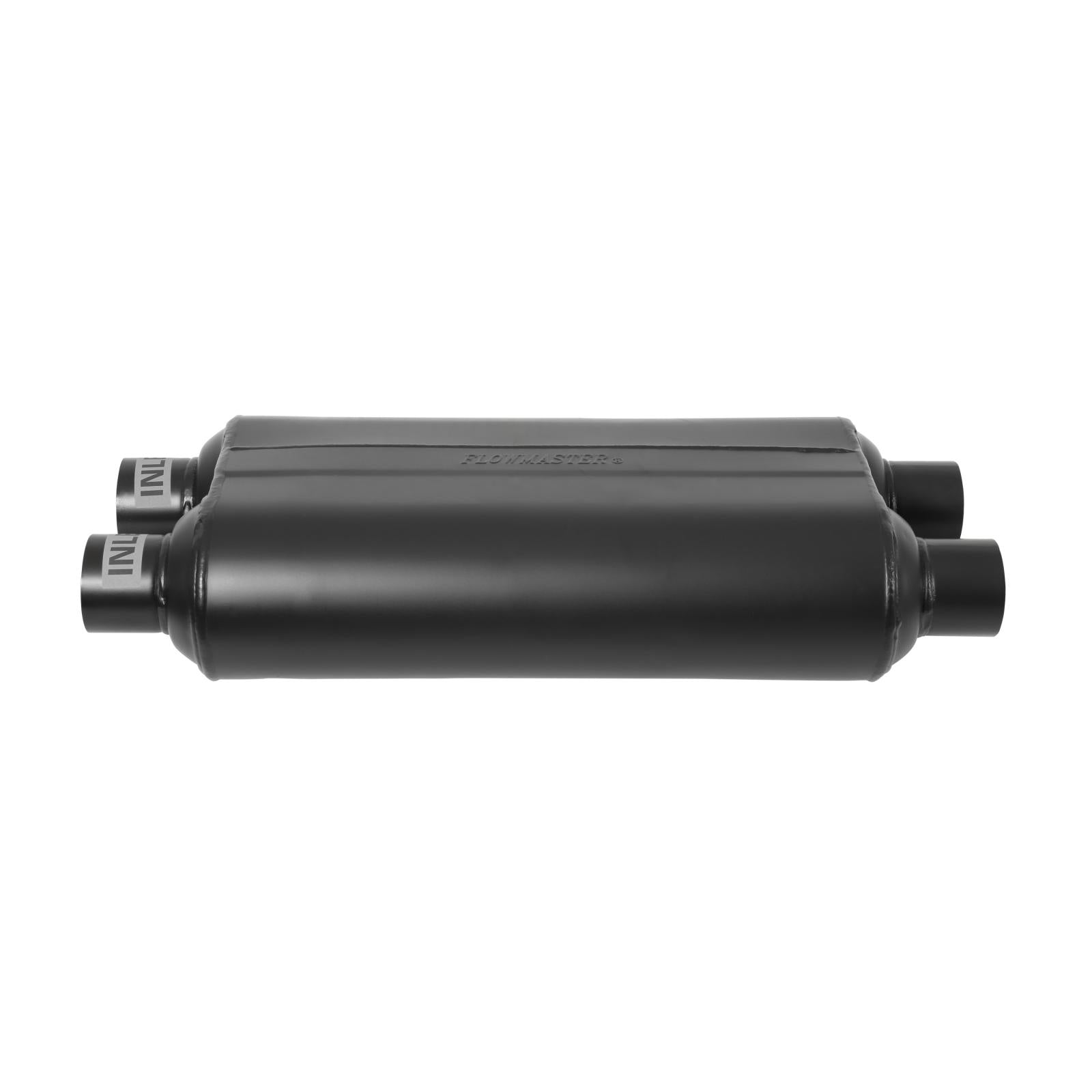 Flowmaster 8525554 - 50 Series Hd Chambered Muffler 50 H.D. Stainless Steel 2.50 Dual In 2.50 Dual Out Moderate Sound Flowmaster