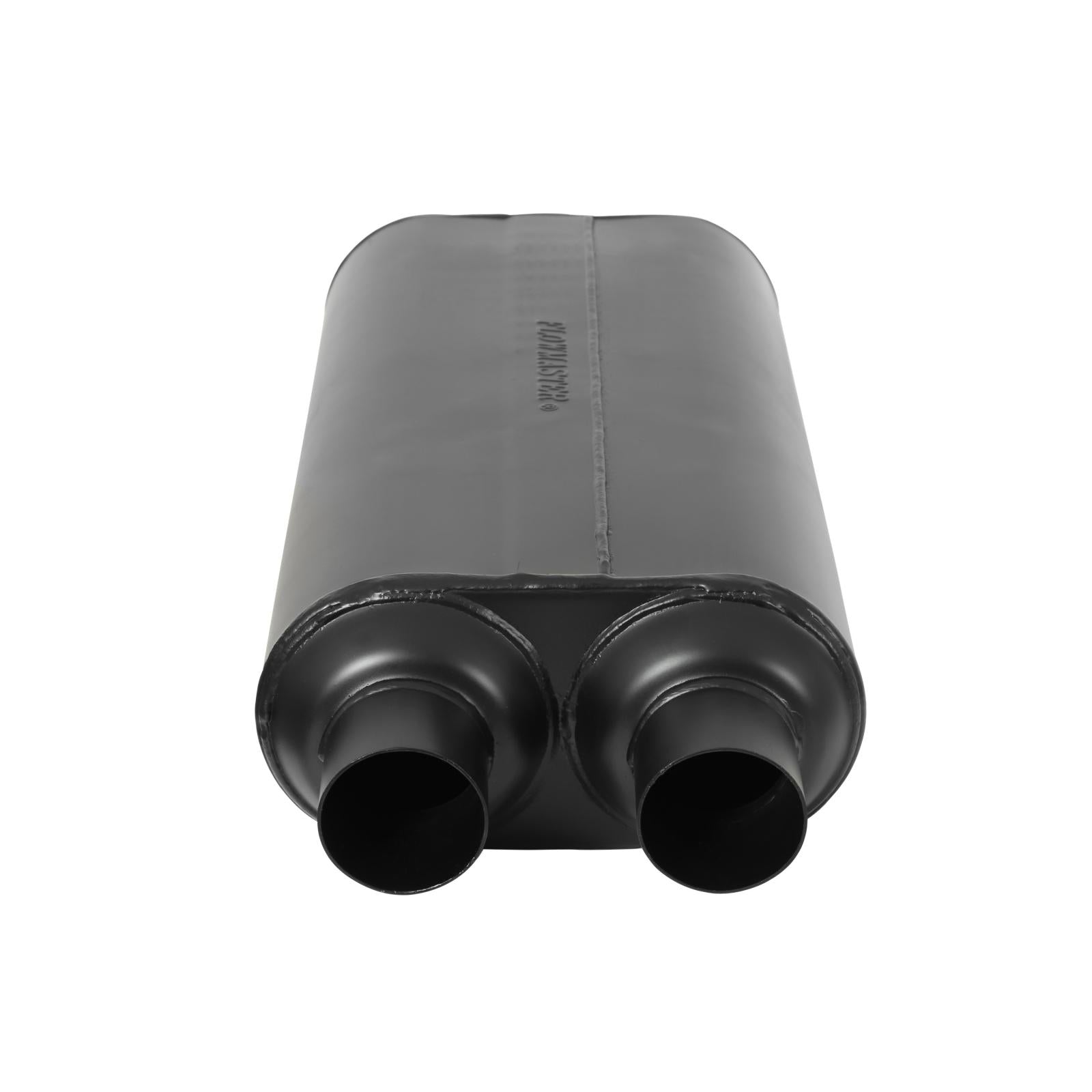 Flowmaster 8525554 - 50 Series Hd Chambered Muffler 50 H.D. Stainless Steel 2.50 Dual In 2.50 Dual Out Moderate Sound Flowmaster