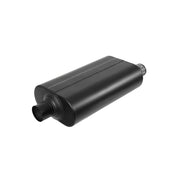 Flowmaster 852556 - Super 50 Series Chambered Muffler Super 50 Stainless Steel 2.50 Offset In 2.50 Center Out Mild Sound Flowmaster 3